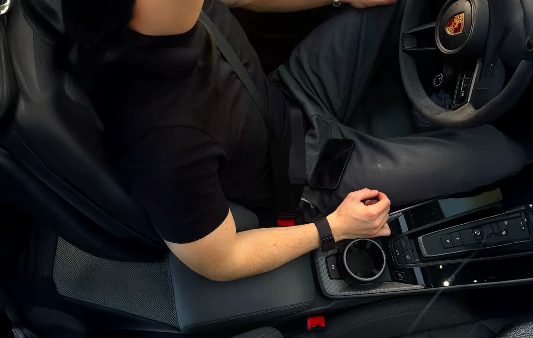Interni sportivi di una Porsche